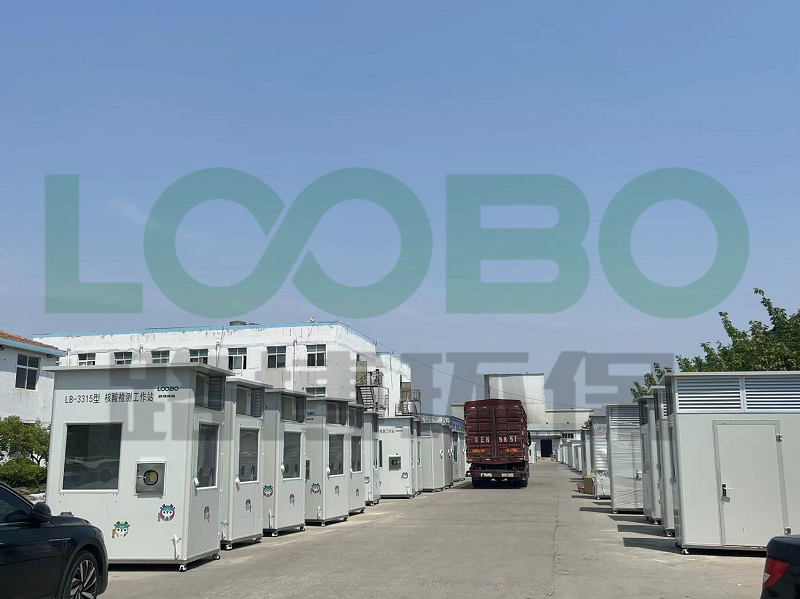 路博環(huán)保實(shí)力出貨核酸采樣亭，面對(duì)疫情勇往直前。